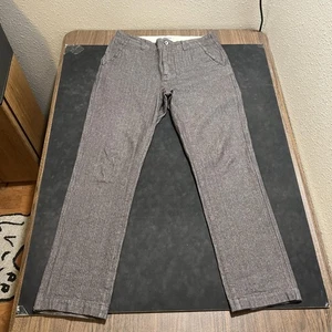 Pantalone Taylor Stitch uomo 33x32 spina di pesce chino HBT denim cotone biologico marrone - Foto 1 di 9