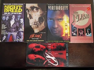 Horror Sci-fi Thriller VHS Lot x Files Evil Dead 2 Virtuosity Night Breed Flash - Bild 1 von 16