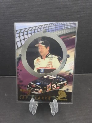 Dale Earnhardt 1997 Press Pass Premium Lap Leader Clear Cel Window Insert Card - Image 1 of 2