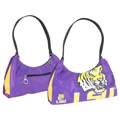 NEW! NCAA LSU Tigers Purple Womens Ladies Purse Tote handbag bag Pouch Cover