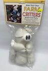 VINTAGE FARM CRITTERS MUSLIN DOLL PARTS PIG #HBD07 MAKE UP MODEL NEW OLD STOCK O
