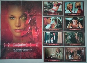 Movie Poster + Set of 8 Lobby Cards SPECIES II Natasha Henstridge Michael Madse - Picture 1 of 6