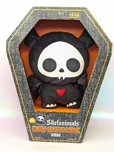 Peluche Skelanimals Diego El Murciélago Brilla en la Oscuridad En Caja Ataúd Halloween 2009 - Imagen 1 de 11