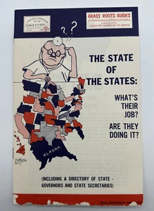 Vintage 1961 Der Zustand der Staaten: Was ist ihre Aufgabe? Broschüre Broschüre Ephemera - Bild 1 von 6