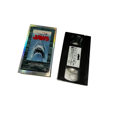 Jaws VHS Widescreen Edition Steven Spielberg Movie Film Collectible - Image 1 of 4