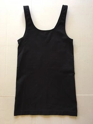 SHIMERA Black Tank Top S Stretchy Bodycon Shapewear Layering - Image 1 of 4