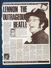 THE BEATLES POSTER PAGE . MELODY MAKER 2 MARCH 1968 JOHN LENNON INTERVIEW . O6