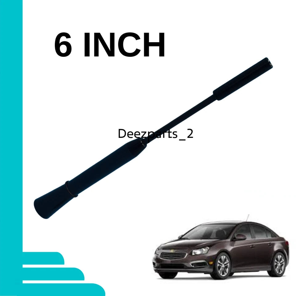 Antena de radio AM/FM negra de 6" para Chevrolet Cruze Limited 2016 Foto 1 de 3
