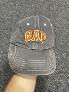 Vintage GAP Cap Dad Hat Strapback Distressed M L Embroidered - Picture 1 of 2