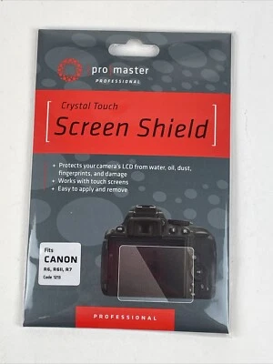 ProMaster 1213 Crystal Touch Screen Shield for Canon R6, R611, R7 - Image 1 of 4