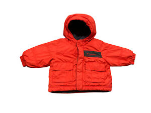 Columbia infant ski winter coat jacket. Size 6 months Omni Shield Orange