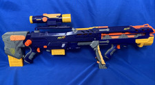 NERF GUN N-STRIKE Longshot CS-6 Sniper Rifle 2 Clips Blue AU21