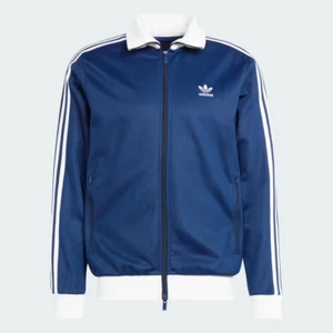 Adidas Originals Adicolor Classics Beckenbauer Track Top IN Dunkelblau und Weiß - Bild 1 von 7