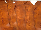 5 Ostrich legs Leather Chestnut Colors Grade B  (%100 Natural Genuine Hide) 