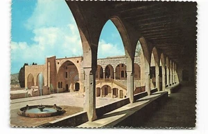 1962 LEBANON - Beit-Eddine Palace, The Court Postcard VTG AUC2. - Picture 1 of 4