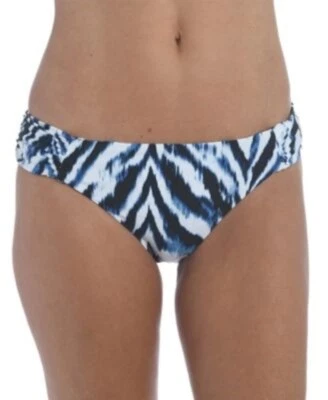 La Blanca Reversible Side Shirred Hipster Bikini Swim Bottom - Indigo - 10  #81 - Image 1 of 4