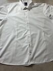Burton Menswear London Tailored Fit Men’s White Long Sleeve Shirt Size 18.5-19”