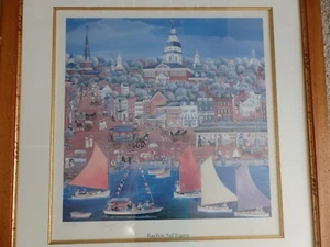 Carol Dyer Rainbow Sail Regatta limited edition signed & numbered 14/500  - Bild 1 von 6