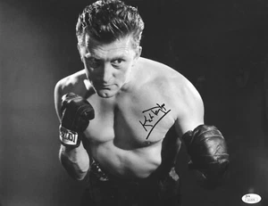 KIRK DOUGLAS HANDSIGNIERT SIGNIERT 8X10 Champion Spartacus JSA COA #U12570 - Bild 1 von 1