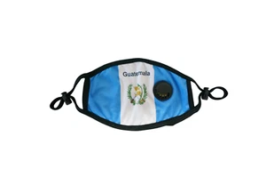 Maschera viso Guatemala con tasca / bandiera Guatemala / bandiera maschera viso Guatemala - Foto 1 di 4