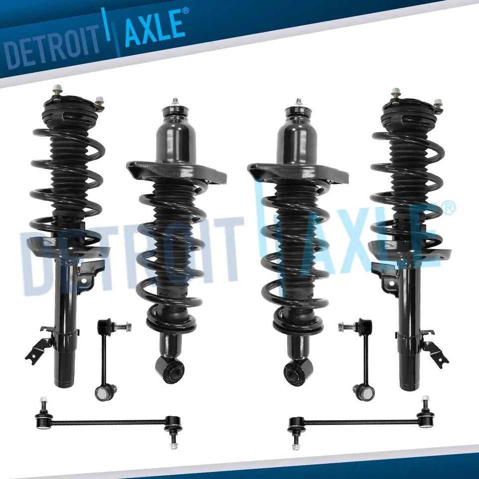 Puntales traseros delanteros tracción delantera con muelles helicoidales barras estabilizadoras para Honda Pilot 2016-2019 Foto 1 de 4