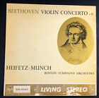 12'' LP - HEIFETZ / MUNCH - Beethoven Concerto in D Op. 61 - RCA LIVING STEREO