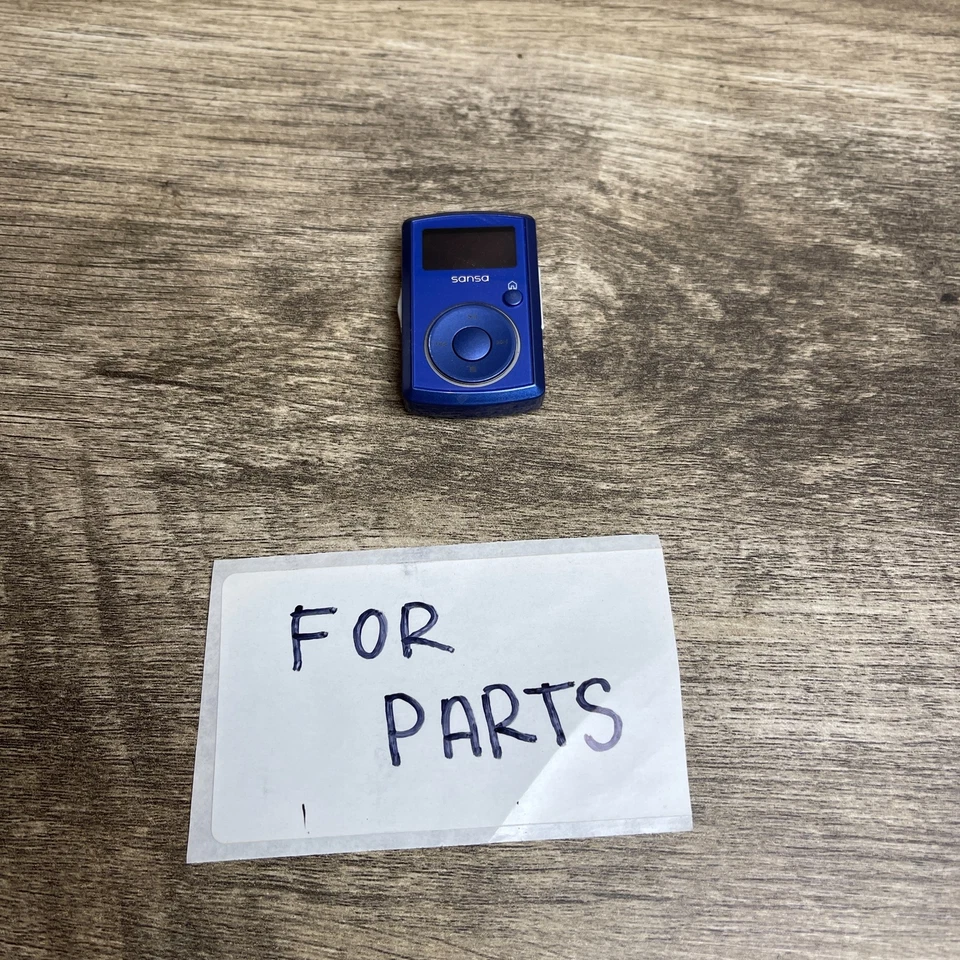 Reproductor multimedia MP3 SanDisk Sansa Clip azul USB 2.0 pantalla digital 2 GB - para piezas Foto 1 de 4