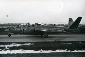 USA? Luftwaffe Militär Düsenflugzeug German Fouga CM.170 Magister altes Foto 1960 - Bild 1 von 3