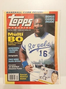 1990 Topps Magazine Baseball summer 1990 Bo Jackson Royals - Imagen 1 de 5