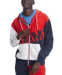 Tommy Hilfiger Logo Full Zip Hoodies 