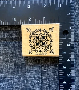 Stampin Up WM timbro in gomma mosaico modello svizzero olandese sfondo croce vintage - Foto 1 di 2