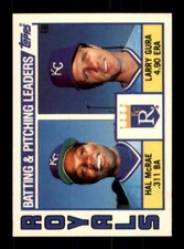 1984 Topps Tiffany #96 Hal McRae/Larry Gura NM/NM+ Royals 232358