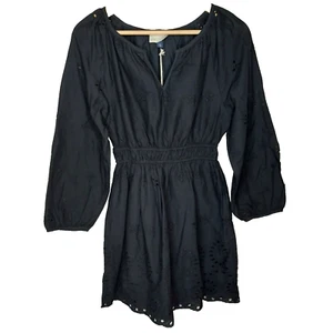 New Universal Thread Dress Women's Size XS Black Puff 3/4 Sleeve Short - Bild 1 von 12