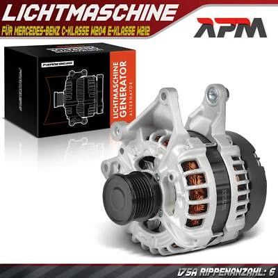 Alternateur Générateur 175A 12V Pour Mercedes-Benz Classe C W204 Classe E W212 - Photo 1/4