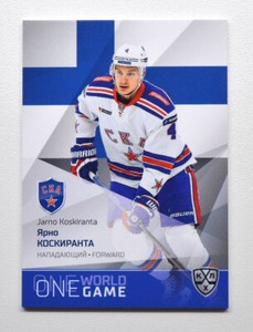 2021-22 Sereal KHL Platinum Base #ONE-036 Jarno Koskiranta