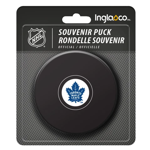 Toronto Maple Leafs NHL Team Logo Autograph Souvenir Hockey Puck Cover