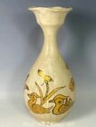 11.2" Ding Ofen Porzellan Gilt Lovebird Ducj Vogel Lotus Blume Flasche Vase