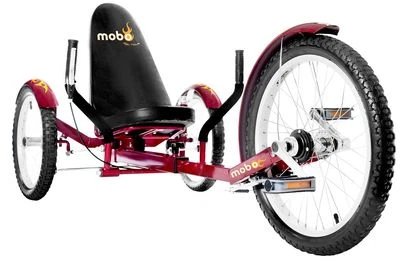 Mobo Triton Pro Ultimate Three Wheeled Cruiser Adult Ride On Red Trike NEW - Image 1 of 4