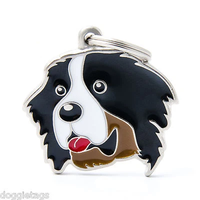Bernese (Berner) Dog ID Tag (09) - Engraved FREE - Personalised Identity - Charm - Image 1 of 3