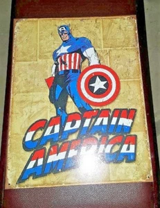 Captain America Panels Tin Sign - Picture 1 of 1