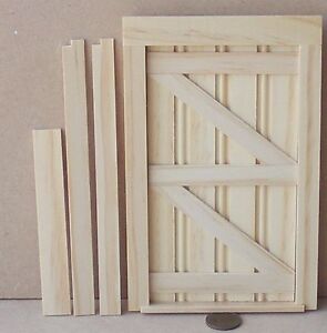 Lutyens Internal Opening Wooden Door & Frame 1:12 Scale Tumdee Dolls House 370