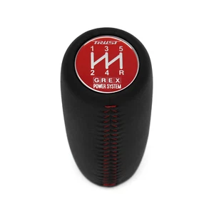 WEIGHTED SHIFT KNOB RED STITCH TRUST SKYLINE R32 R33 400R S12 S13 S14 S15 SUNNY - Bild 1 von 6