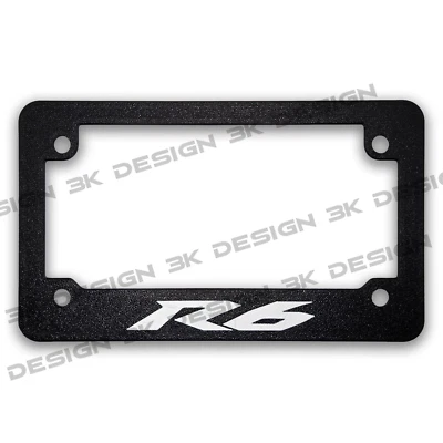 For Yamaha YZF R6 Textured Motorcycle License Plate Frame (ALL YEARS) - Изображение 1 из 2