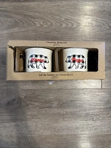 Papa Mama Bear Buffalo Checked Bass Pro Coffee/Hot Chocolate Mugs/Cups - Picture 1 of 7