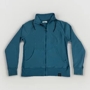 Giacca American Giant donna XLarge blu full zip pesante made in USA - Foto 1 di 11