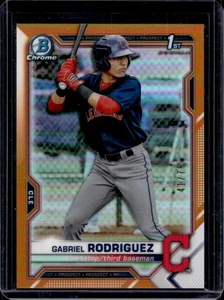 Gabriel Rodriguez 2021 Bowman Chrome #BCP-180 Orange /75 - Picture 1 of 2
