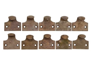 10er Set antike Yale & Towne Patina Bronze Fensterflügel Aufzüge - Bild 1 von 4