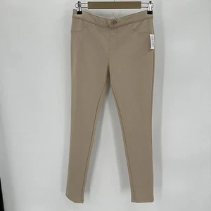 Old Navy Uniform Jeggings Girls Size 16 Khaki Tan School Ponte-Knit Pull On NWT - Picture 1 of 13