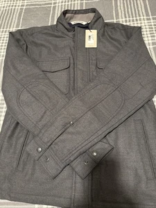 Peter Millar Men Charcoal Norfolk Wool Jacket, Size Medium NWT - Picture 1 of 7