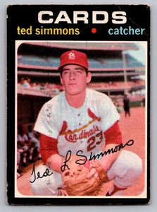 O-Pee-Chee 1971 #117 Ted Simmons Cardinals novato - Imagen 1 de 3